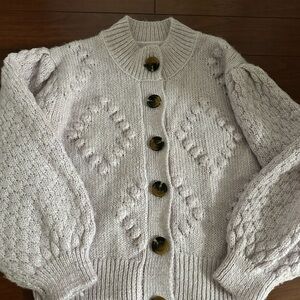 Who What Wear Textured light purple Cardigan